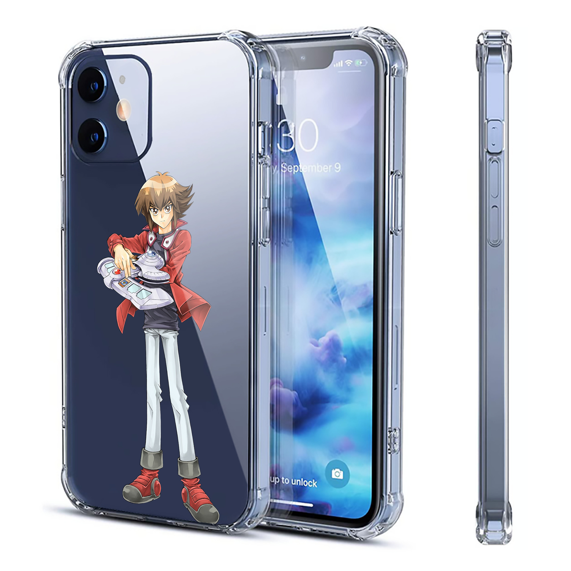 （画像用） 遊☆戯☆王 Yu-Gi-Oh! 【iPhone 12シリーズ対応】透明スマホケース（クリアソフトケース）